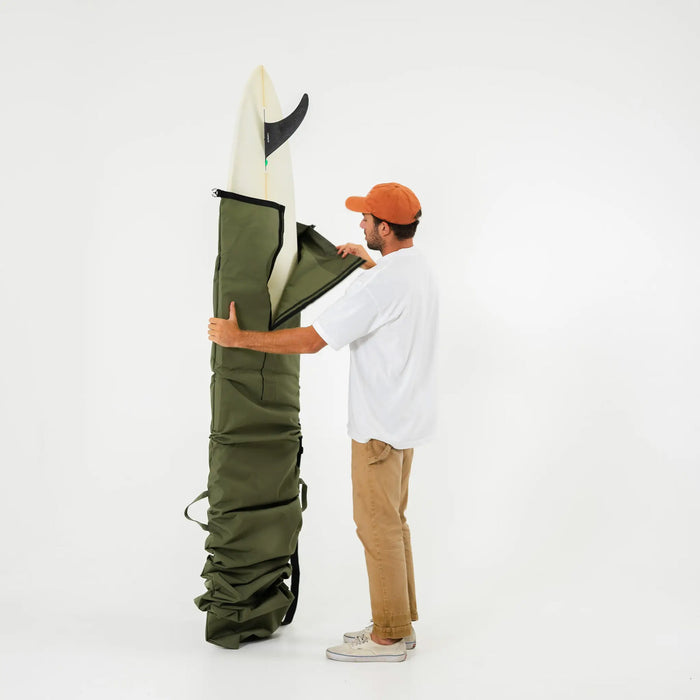 FARO Canvas Surfboard Bag Olive Drab
