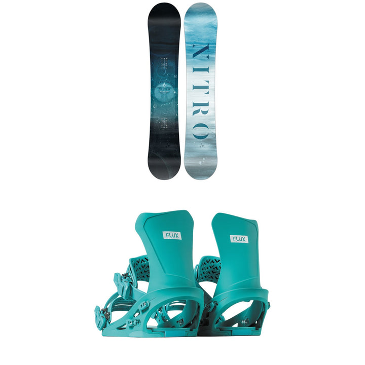 Nitro Mystique Snowboard + Flux DS Snowboard Bindings - Women's 2026