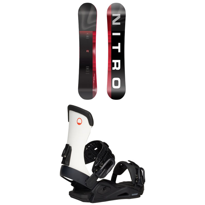 Nitro Team Pro Snowboard + Season Meld Snowboard Bindings 2026