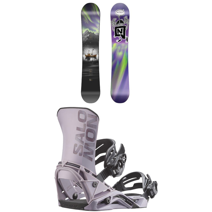 Nitro Team Pro x Marcus Kleveland Snowboard + Salomon District Snowboard Bindings 2026