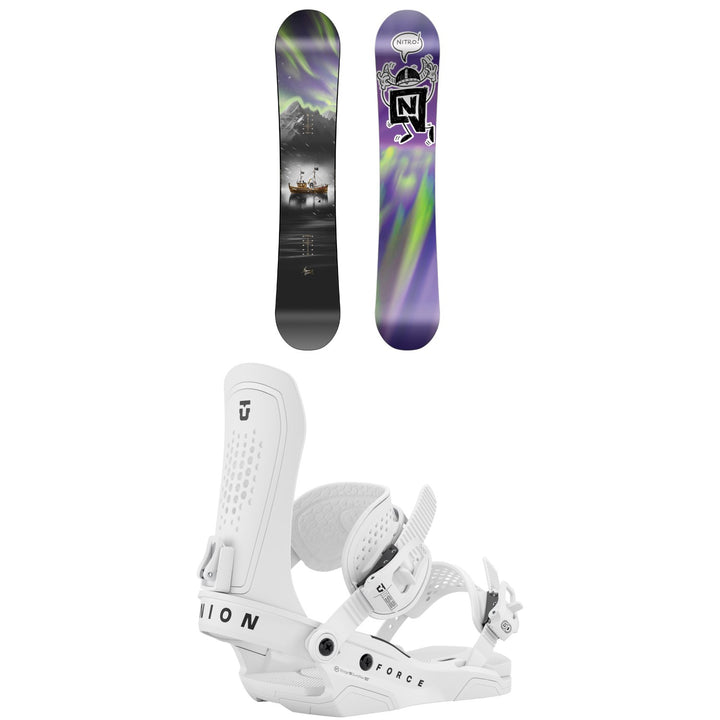 Nitro Team Pro x Marcus Kleveland Snowboard + Union Force Snowboard Bindings 2026