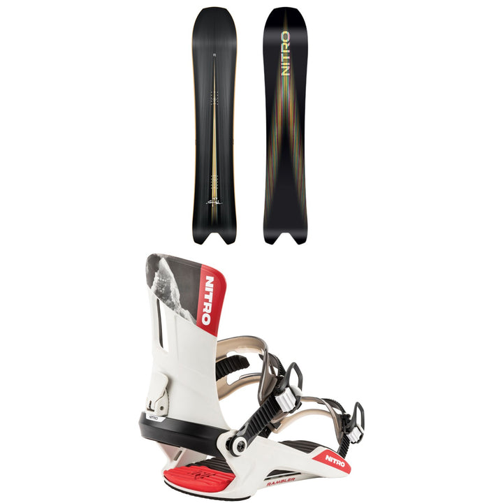Nitro Squash Snowboard + Rambler Snowboard Bindings 2026
