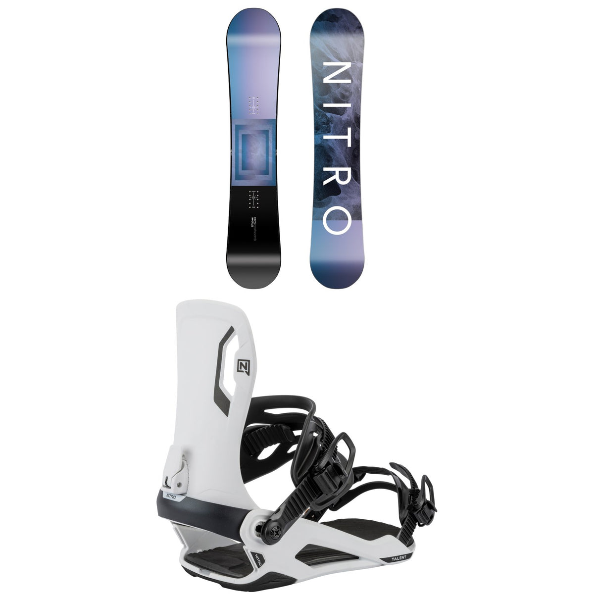 Nitro Fate Snowboard + Talent Snowboard Bindings - Women's 2026