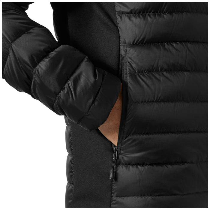 Helly Hansen Verglas Down Hybrid Hoodie 2.0 Jacket - Men's Black