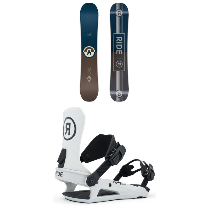 Ride Agenda Snowboard + C-4 Snowboard Bindings 2026