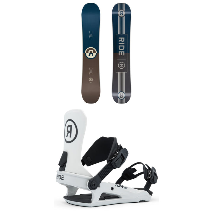 Ride Agenda Snowboard + C-4 Snowboard Bindings 2026