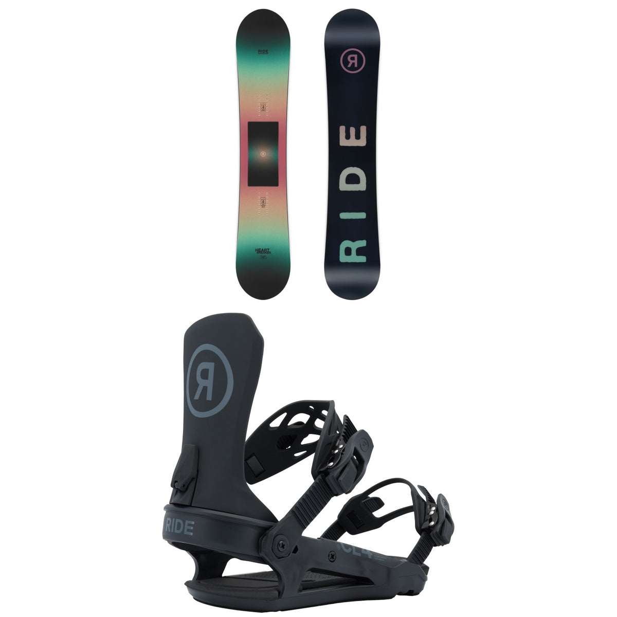 Ride Heartbreaker Snowboard + CL-4 Snowboard Bindings - Women's 2026