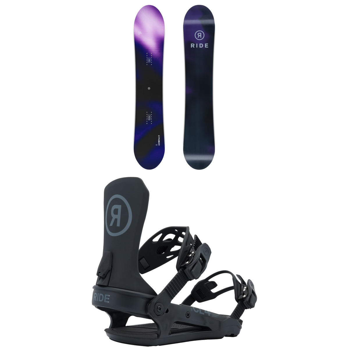 Ride Compact Snowboard + CL-4 Snowboard Bindings - Women's 2026
