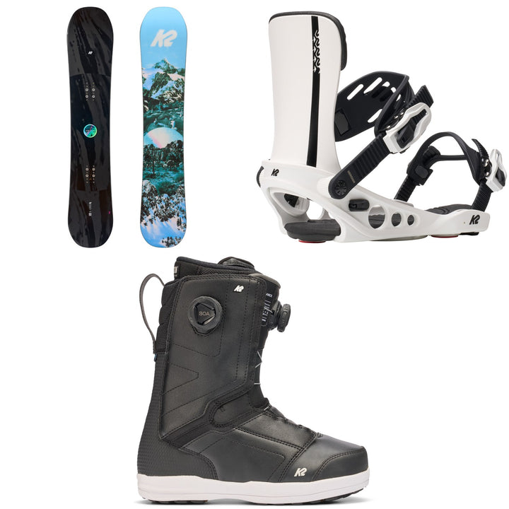 K2 Extravision Snowboard + Meridian Snowboard Bindings + Trance Snowboard Boots - Women's 2026