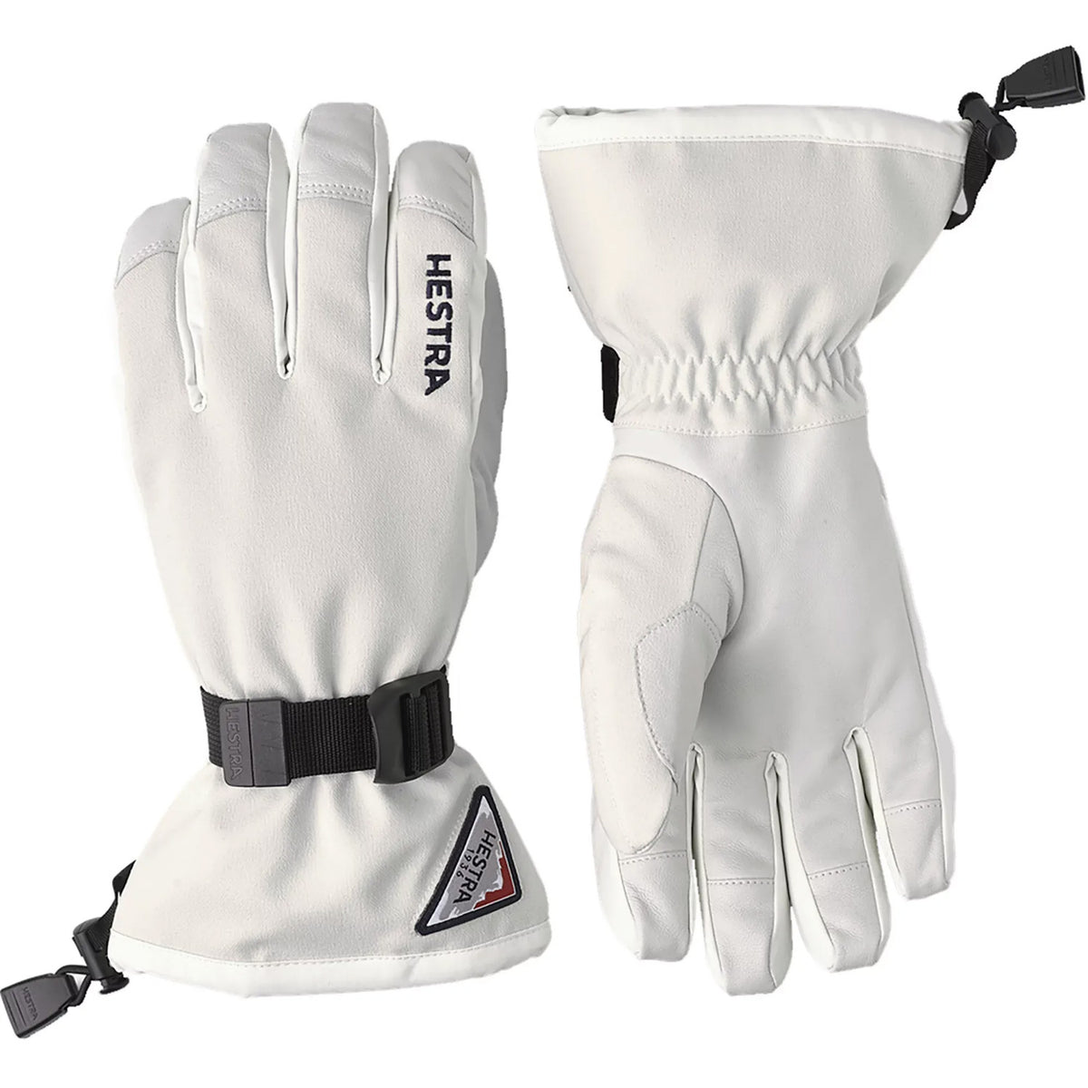 Hestra Powder Gauntlet 5 Finger Gloves Off White