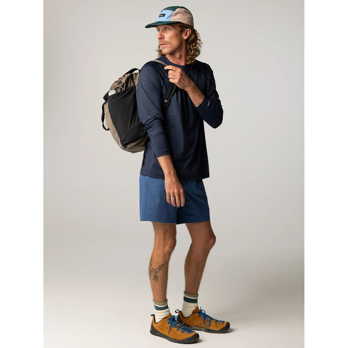 Finisterre Apex Soft-Peak 5-Panel Hat Dark Ocean/Bay Blue/Rock Salt