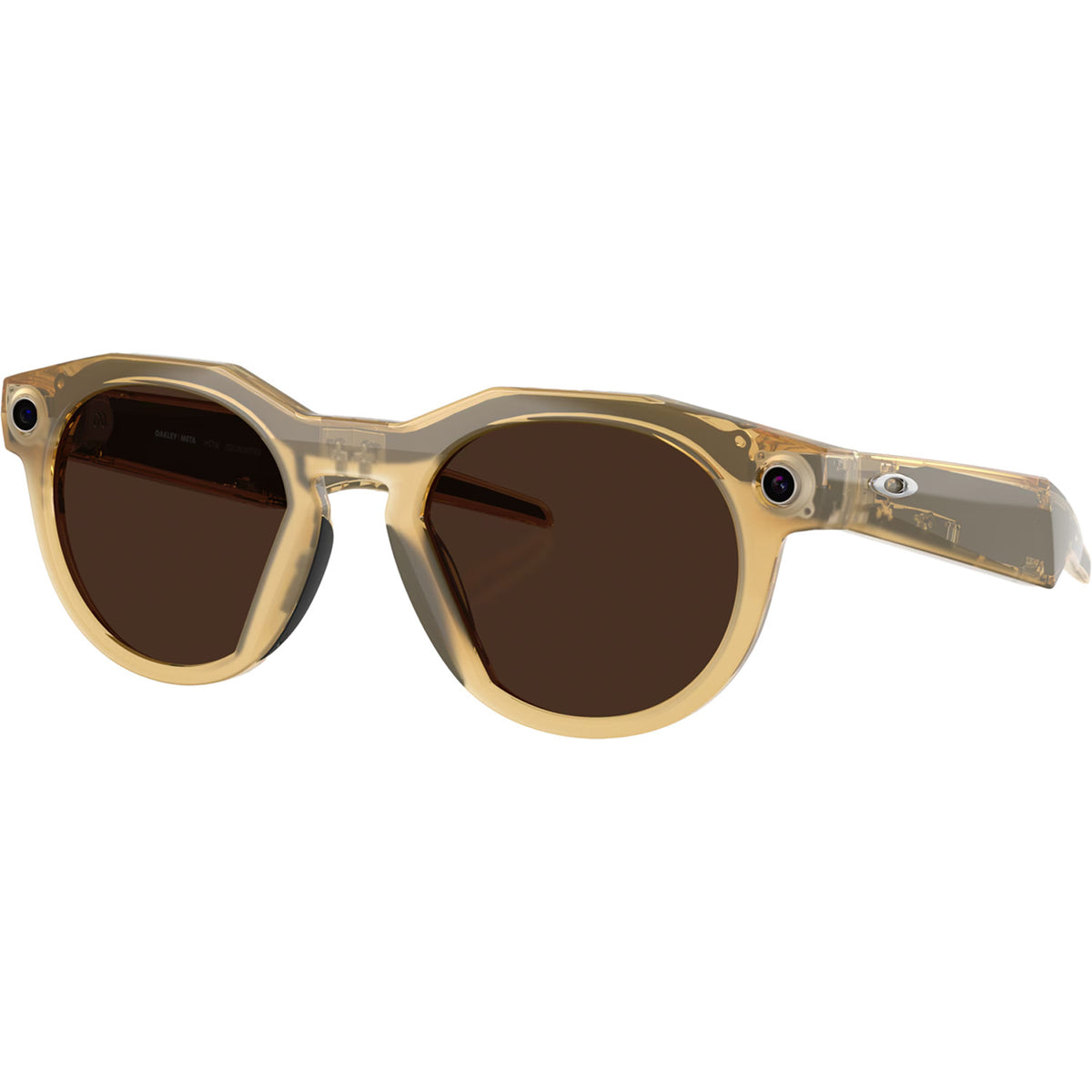 Oakley Meta HSTN Sunglasses Light Curry/Transitions Brown