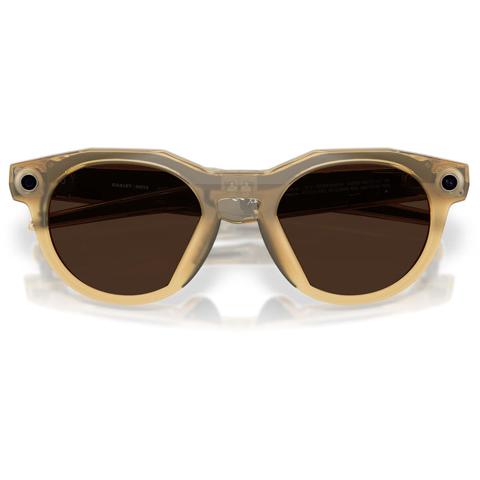 Oakley Meta HSTN Sunglasses Light Curry/Transitions Brown