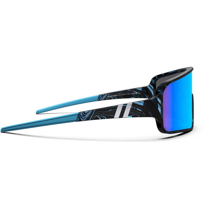 Blenders Eclipse Small Sunglasses Blue Print/Blue/Light Blue #2 Polarized