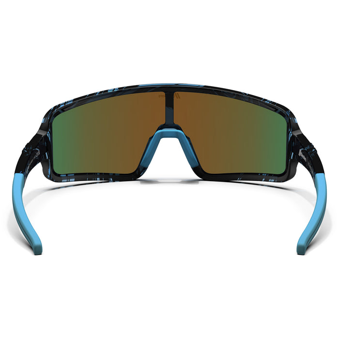 Blenders Eclipse Small Sunglasses Blue Print/Blue/Light Blue #2 Polarized