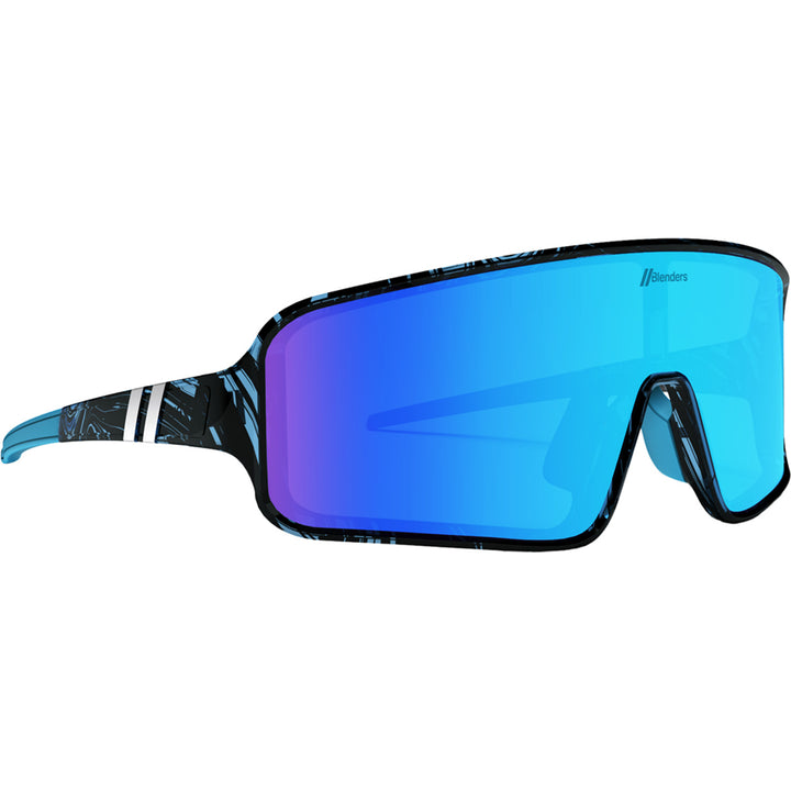 Blenders Eclipse Small Sunglasses Blue Print/Blue/Light Blue #2 Polarized