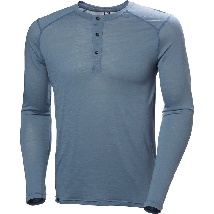 Helly Hansen HH Durawool Long-Sleeve Henley - Men's Washed Navy