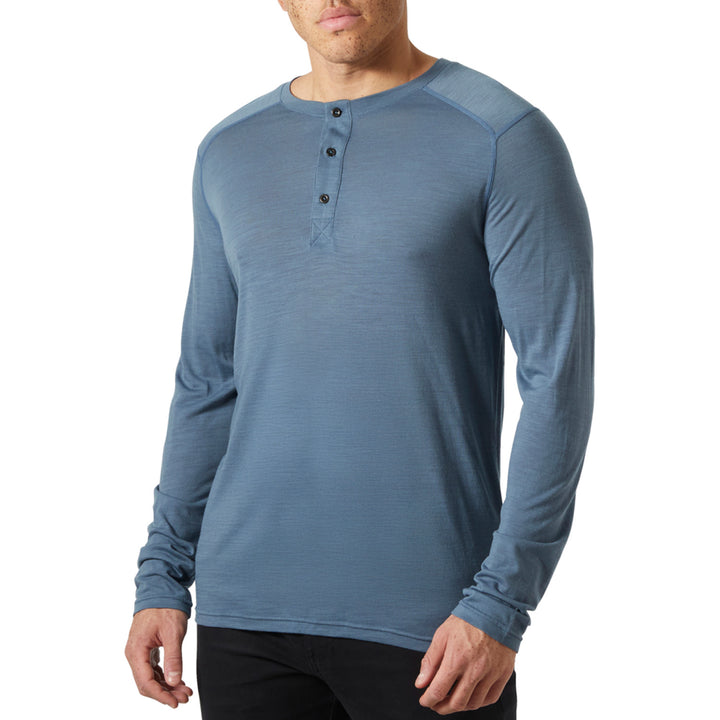 Helly Hansen HH Durawool Long-Sleeve Henley - Men's Washed Navy