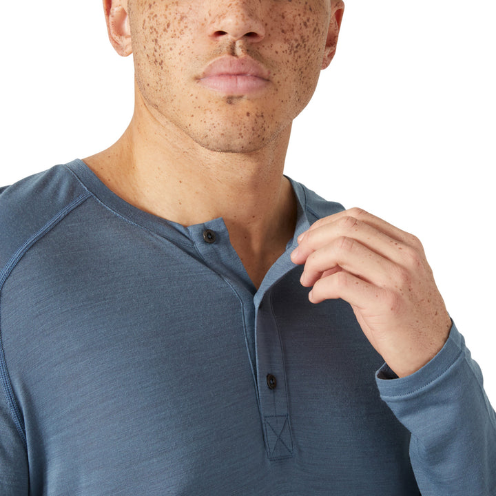 Helly Hansen HH Durawool Long-Sleeve Henley - Men's Washed Navy