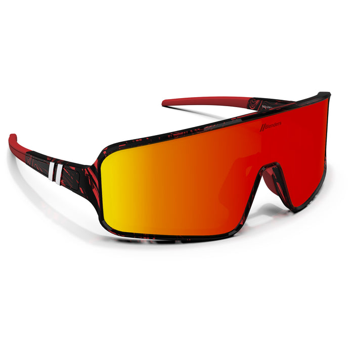 Blenders Eclipse Small Sunglasses Red Print/Red/Red Polarized