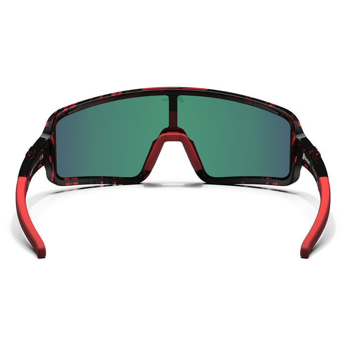 Blenders Eclipse Small Sunglasses Red Print/Red/Red Polarized