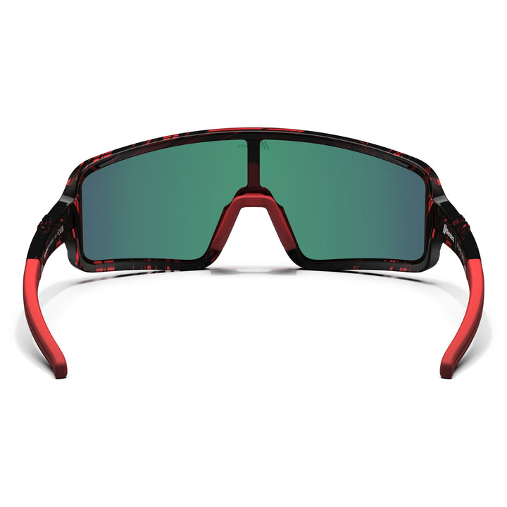 Blenders Eclipse Small Sunglasses Red Print/Red/Red Polarized