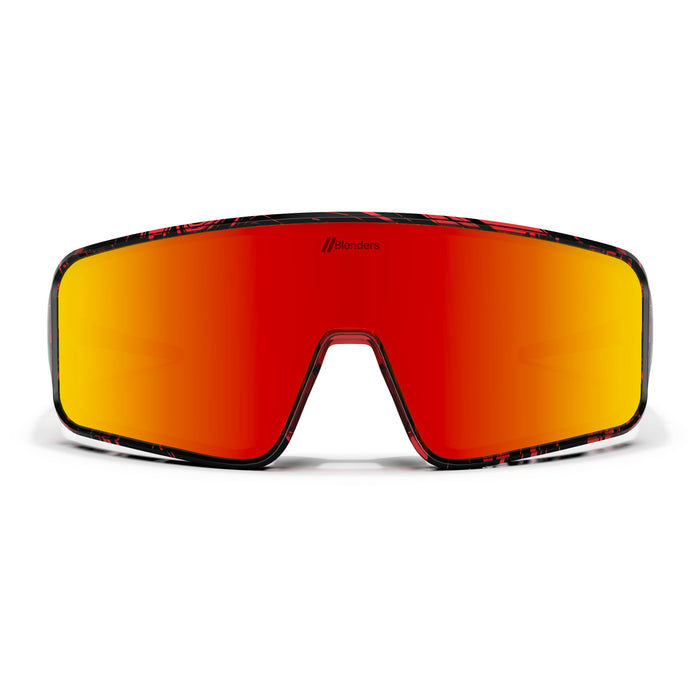 Blenders Eclipse Small Sunglasses Red Print/Red/Red Polarized