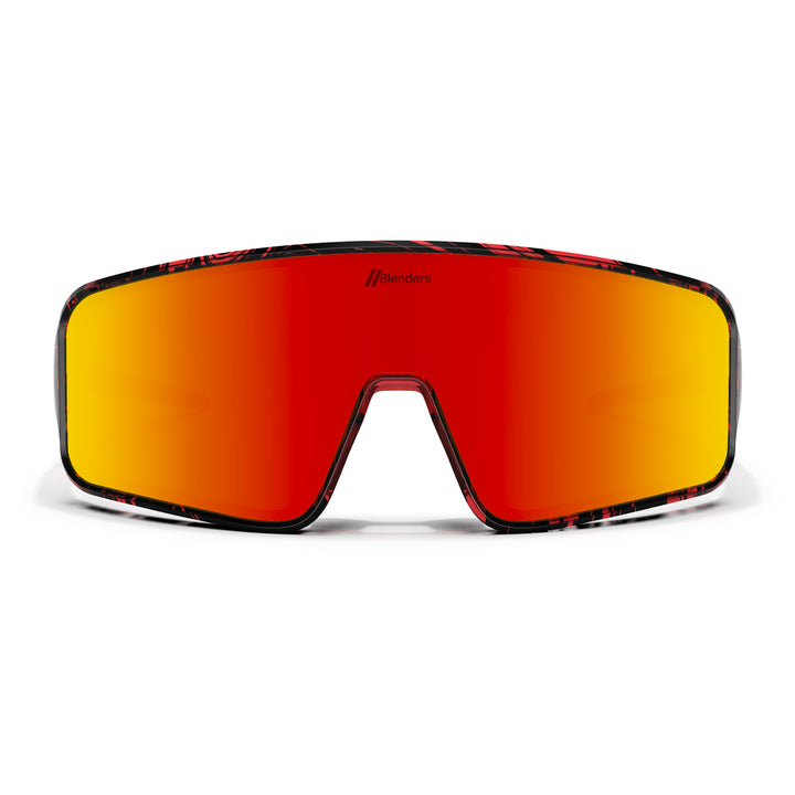 Blenders Eclipse Small Sunglasses Red Print/Red/Red Polarized