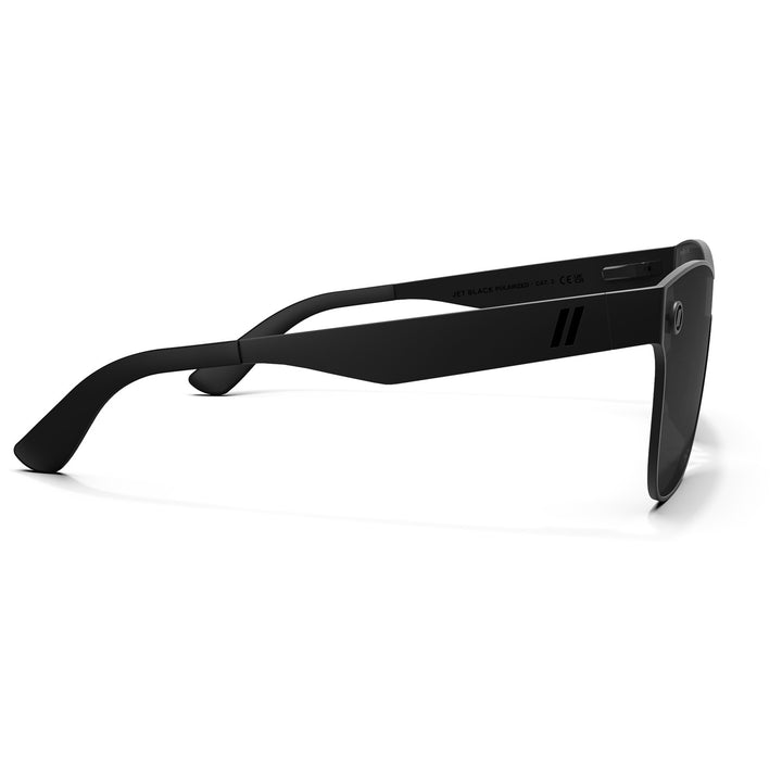 Blenders Metal Millenia Sunglasses Jet Black/Black/Smoke Polarized