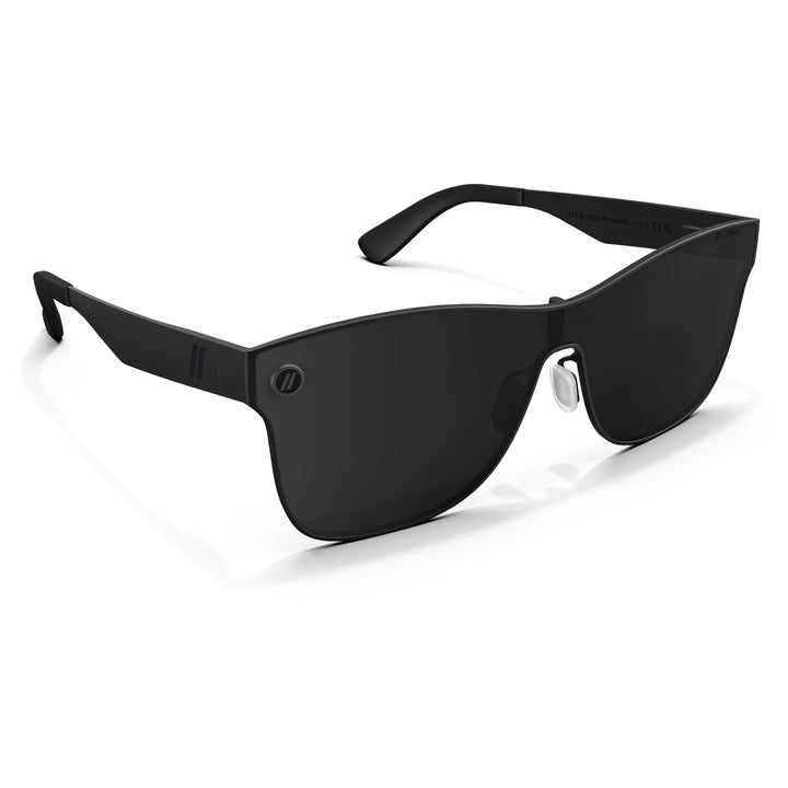 Blenders Metal Millenia Sunglasses Jet Black/Black/Smoke Polarized