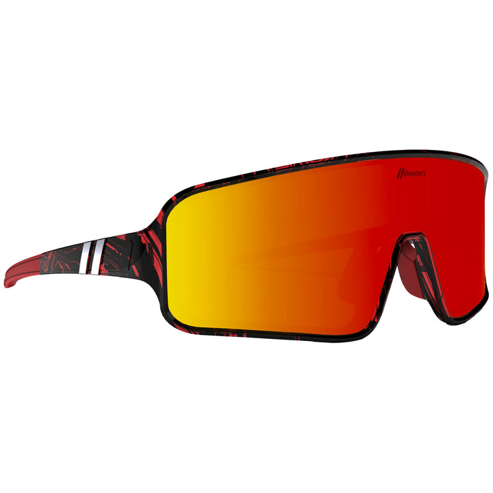 Blenders Eclipse Small Sunglasses Red Print/Red/Red Polarized