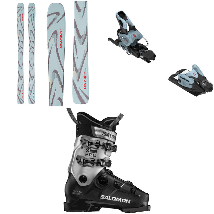 Salomon QST 94 Skis + Strive 12 GW Ski Bindings + S/Pro Supra BOA 95 W Ski Boots - Women's 2026