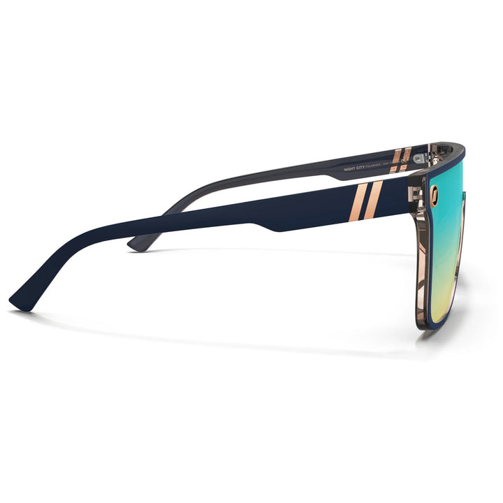 Blenders Sci-Fi Sunglasses Night City/Black/Blue Rainbow Polarized