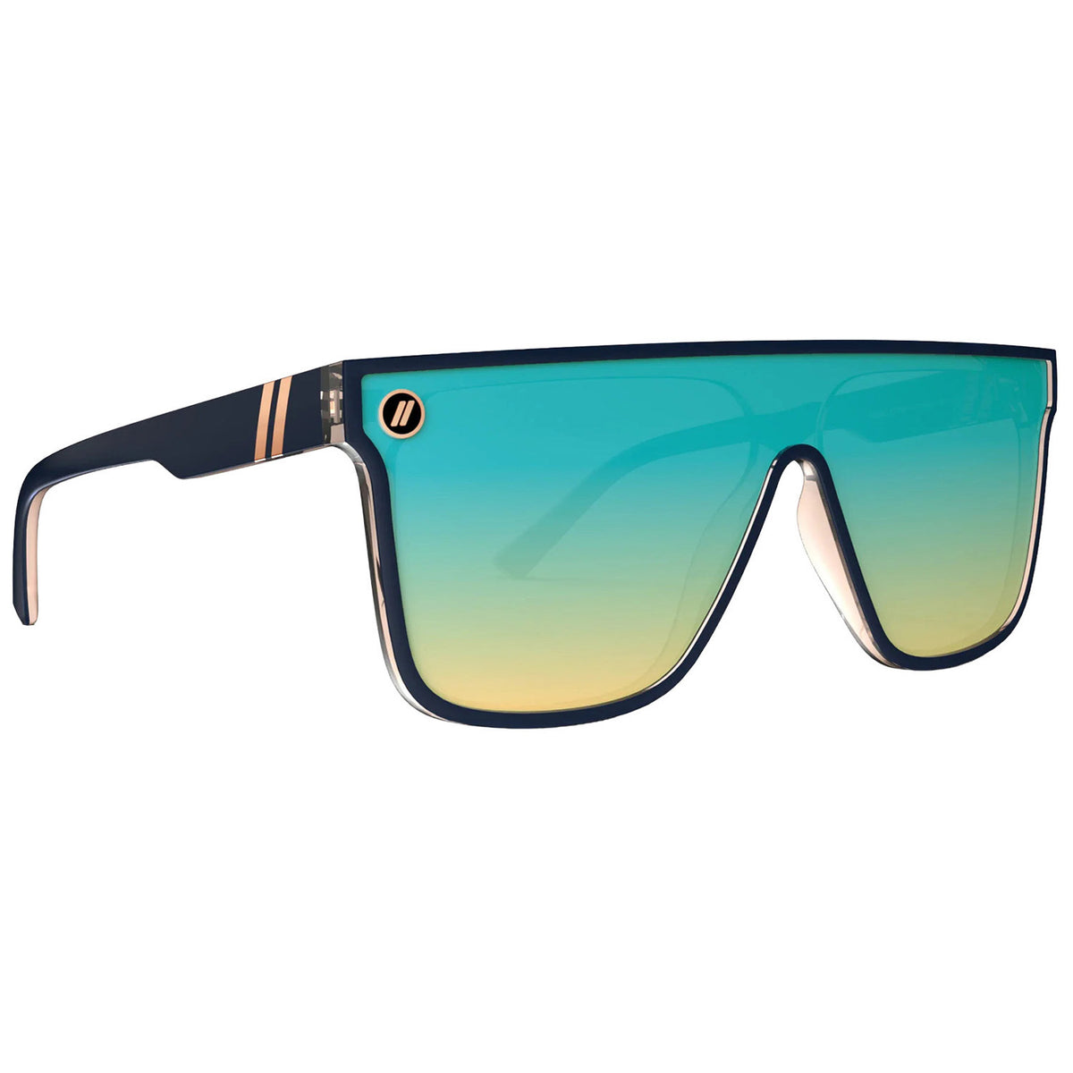 Blenders Sci-Fi Sunglasses Night City/Black/Blue Rainbow Polarized