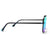 Blenders Shadow Sunglasses Flying Pretty/Black/Blue Polar