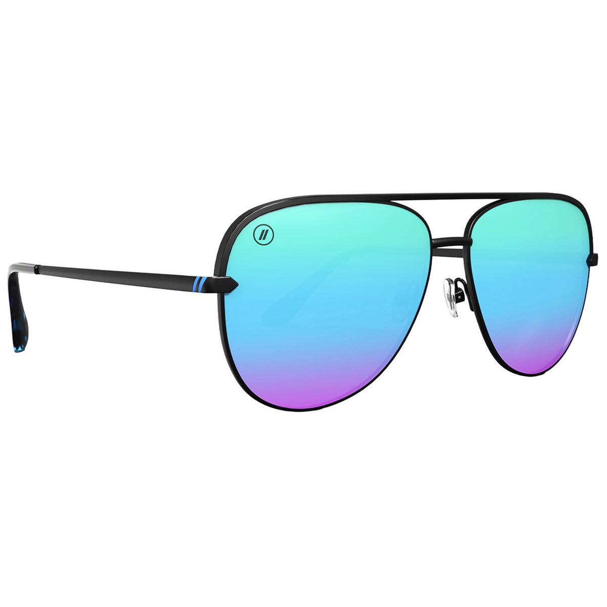 Blenders Shadow Sunglasses Flying Pretty/Black/Blue Polar