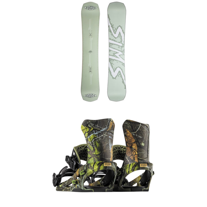 Sims Distortion Snowboard + Flux DS Snowboard Bindings 2026