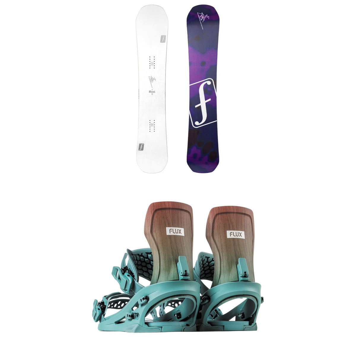 Forum Roost Snowboard + Flux XF Snowboard Bindings 2026