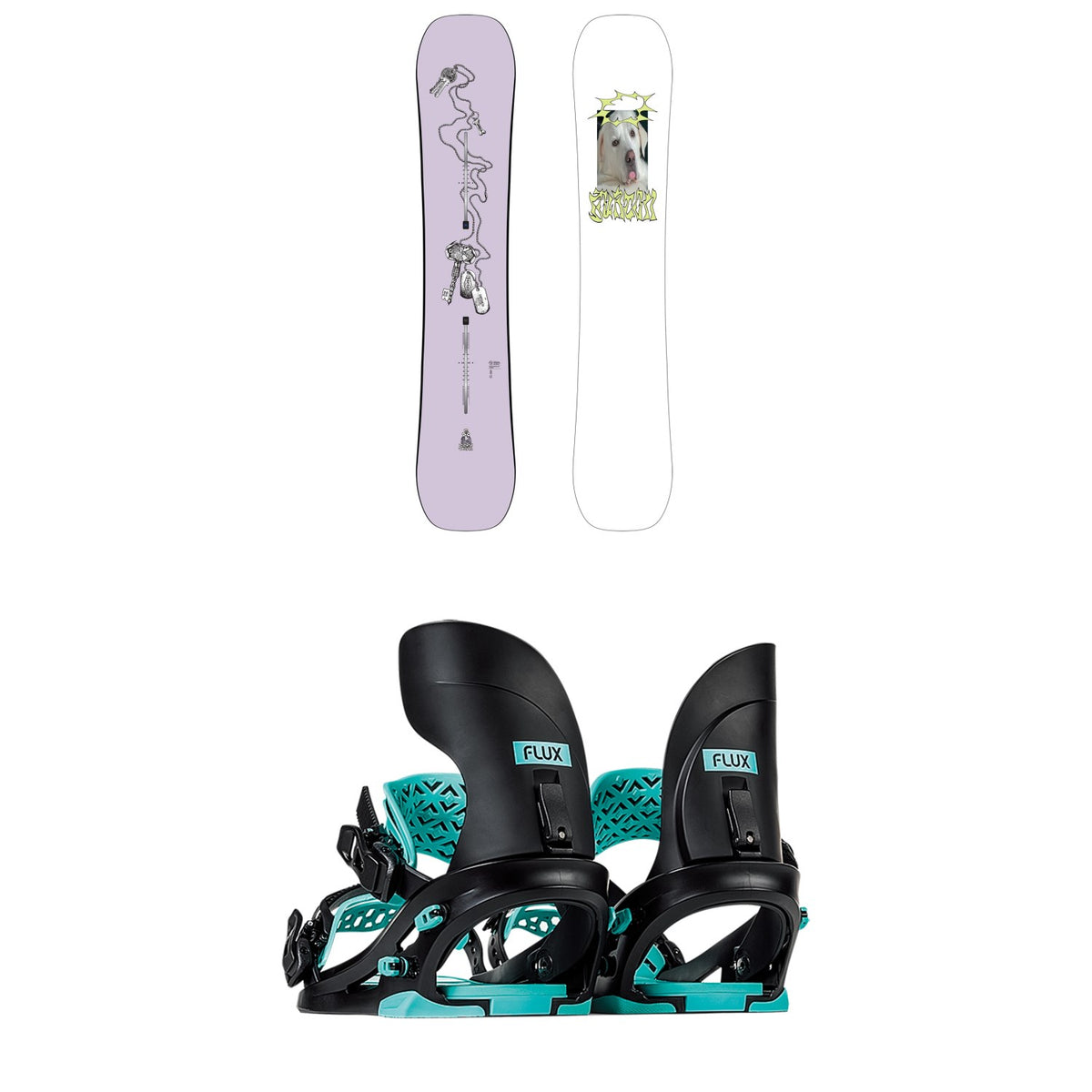 Burton Good Company Snowboard + Flux CX Snowboard Bindings 2026