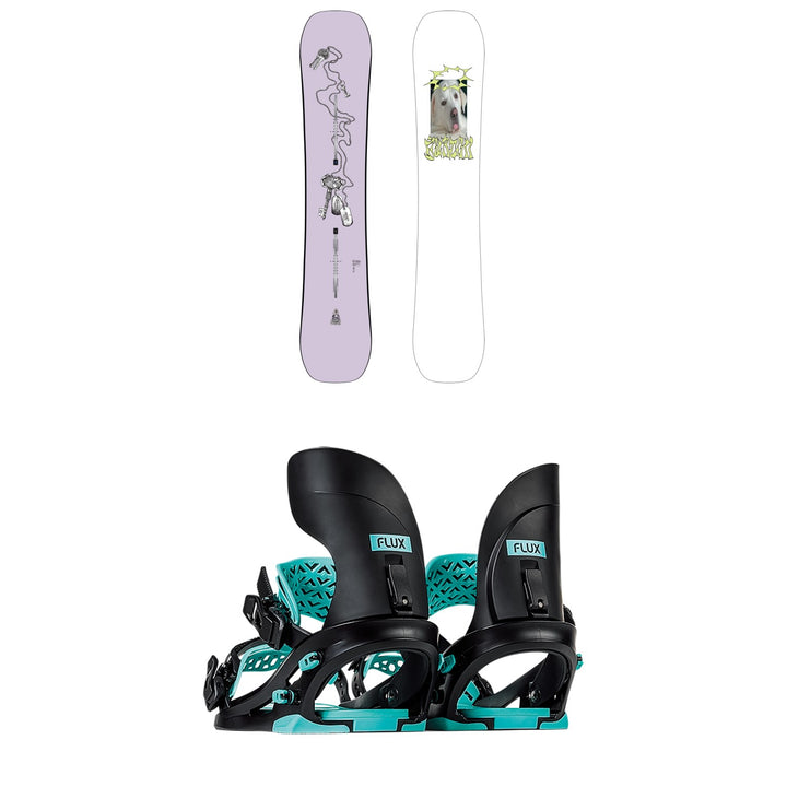 Burton Good Company Snowboard + Flux CX Snowboard Bindings 2026