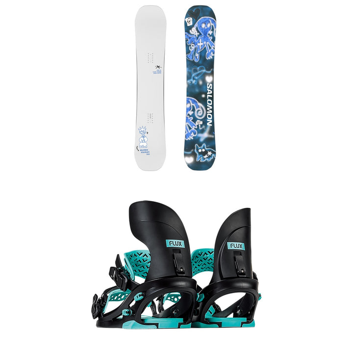 Salomon Abstract Snowboard + Flux CX Snowboard Bindings 2026