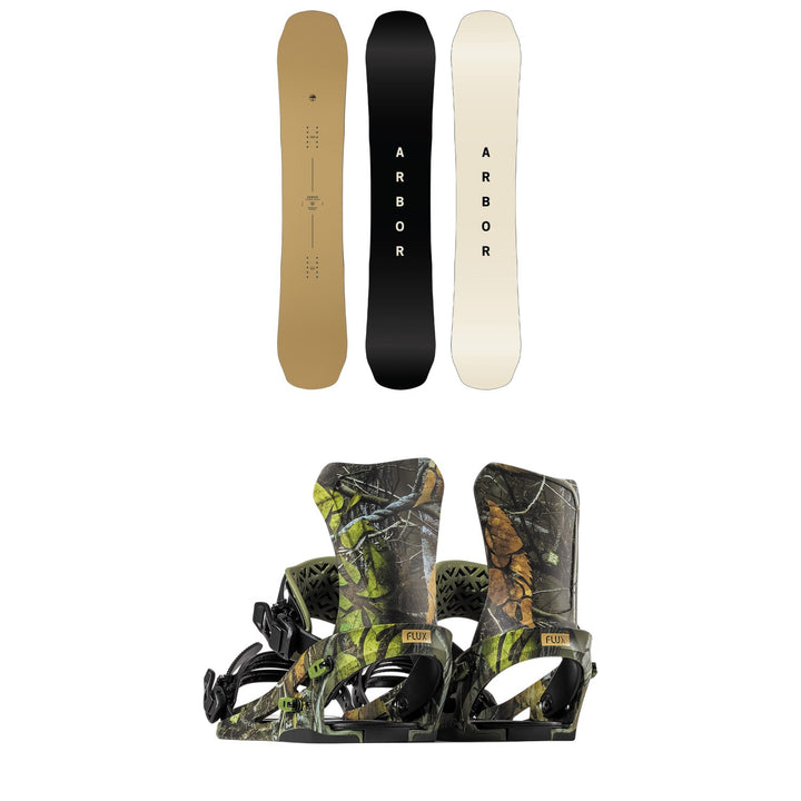 Arbor Element Decon Snowboard + Flux DS Snowboard Bindings 2026