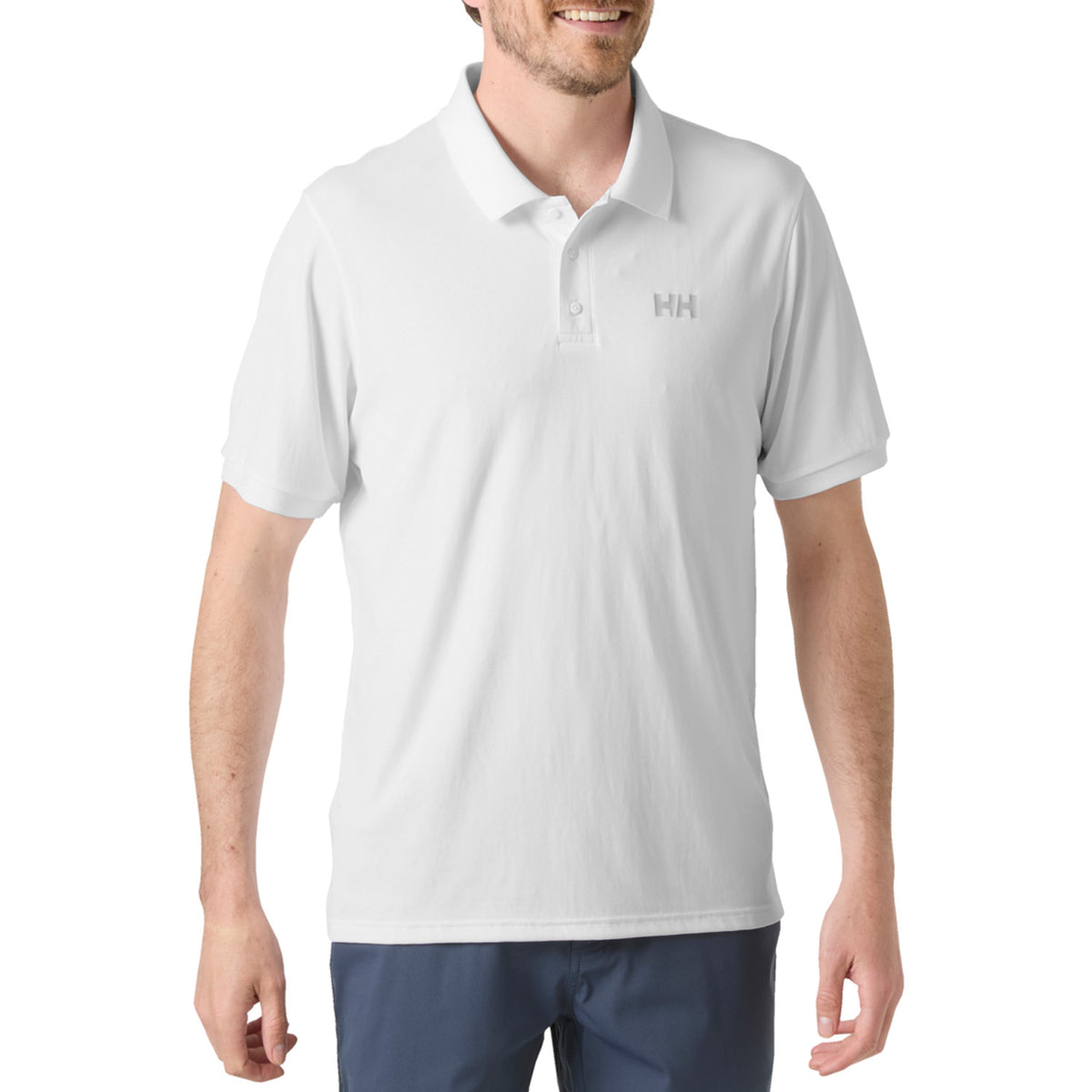 Helly Hansen Lifa Active Solen Short-Sleeve Polo - Men's White