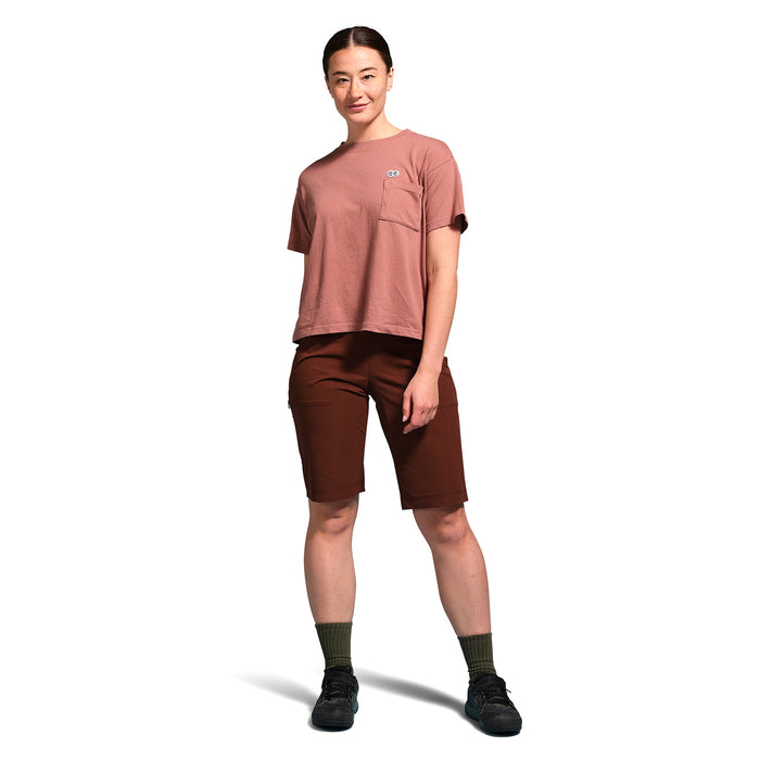 Curious Creatures Bitterroot Bloom Shorts - Women's Potting Soil