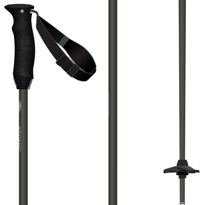 Atomic Revent Carbon Lite Ski Poles 2027 Black