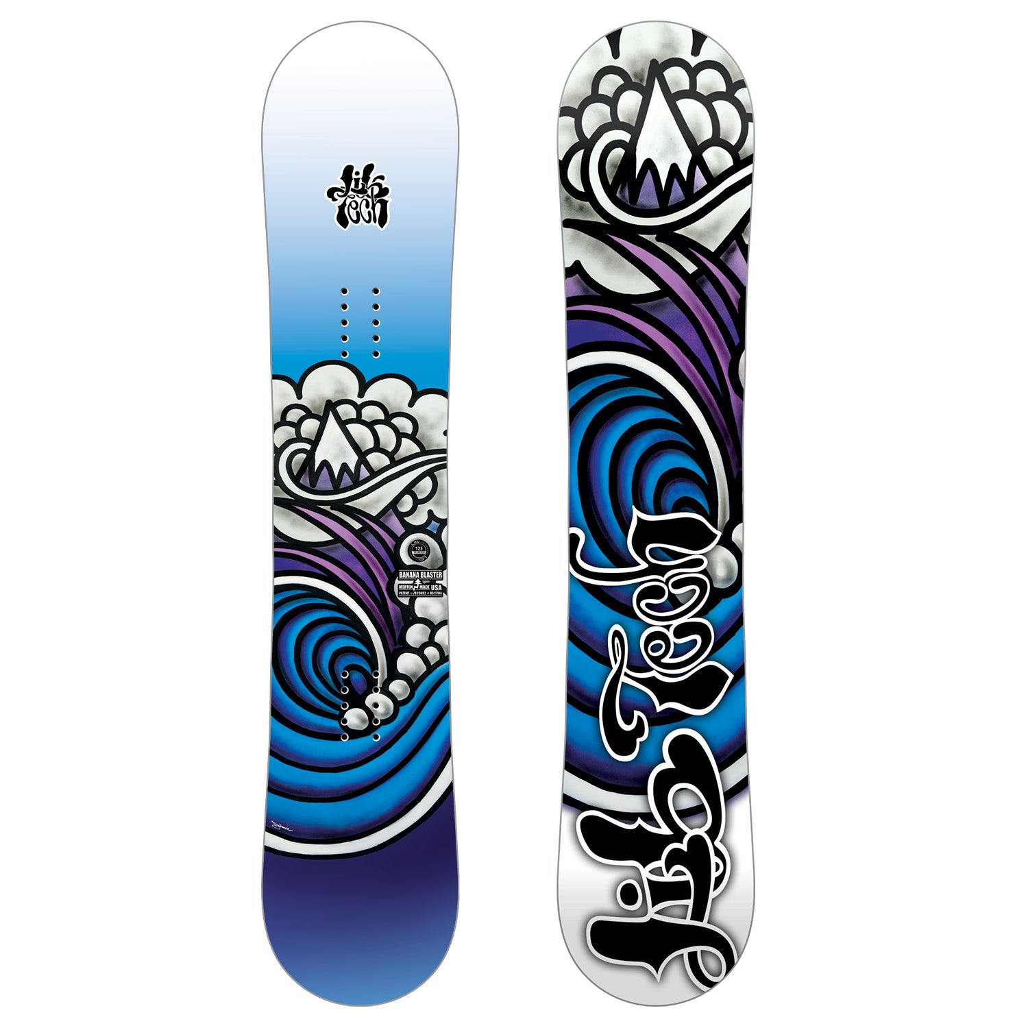 LIB TECH スケートバナナ　ベントメタルトランスファーセット Lib Tech Banana Blaster Snowboard + Bent Metal BMX Snowboard