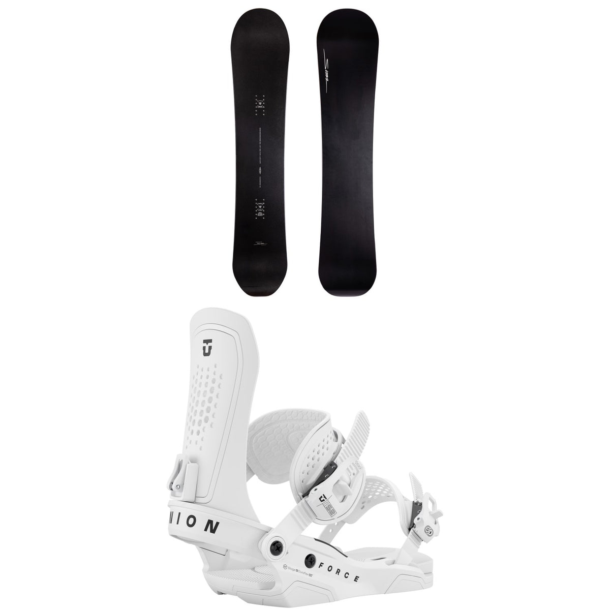 Sims Macrodose Snowboard + Union Force Snowboard Bindings 2026