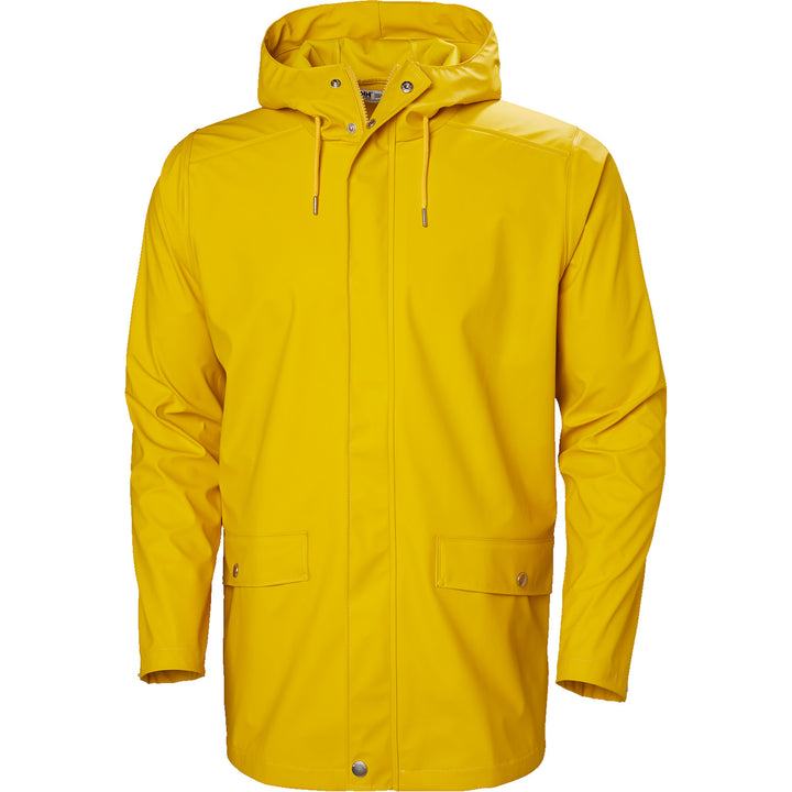 Helly Hansen Moss Rain Coat - Men's Essential Yellow