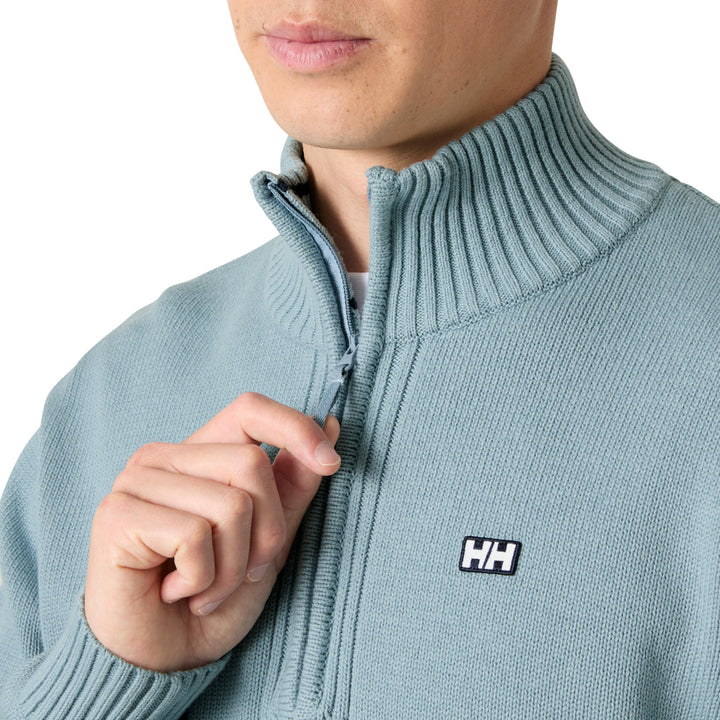 Helly Hansen Smoegen 1/2 Zip Sweater - Men's Windy Blue
