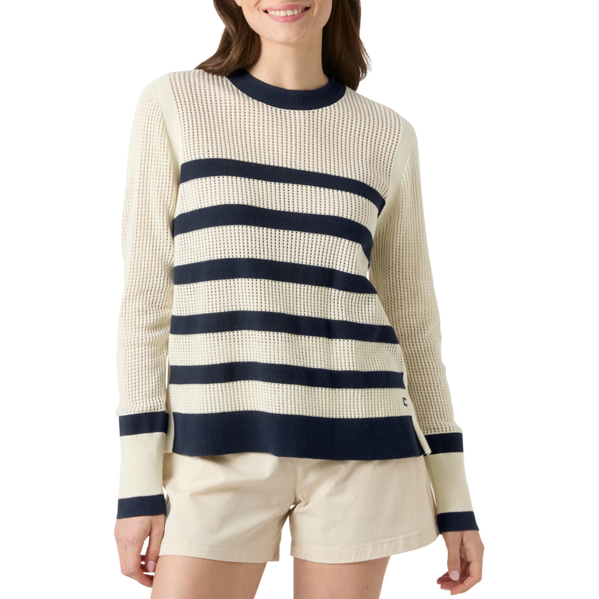 Helly Hansen Salt Knit Sweater - Women's Navy/Cream